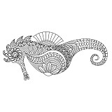 zen sea horse whole